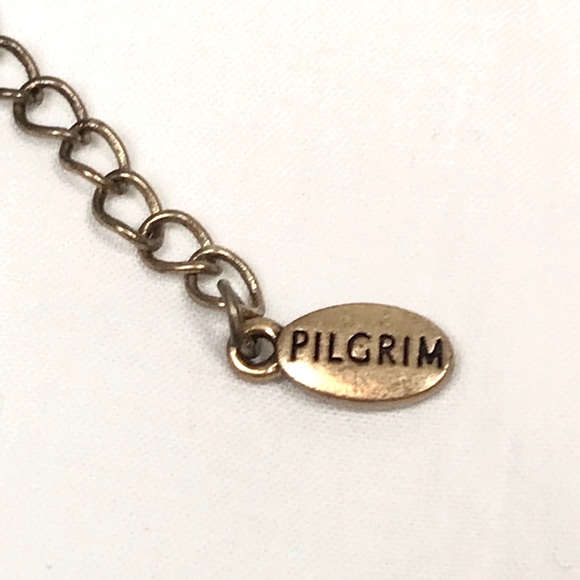 VTG Pilgrim Danish Design Stone Collar Necklace - Picture 4 of 7